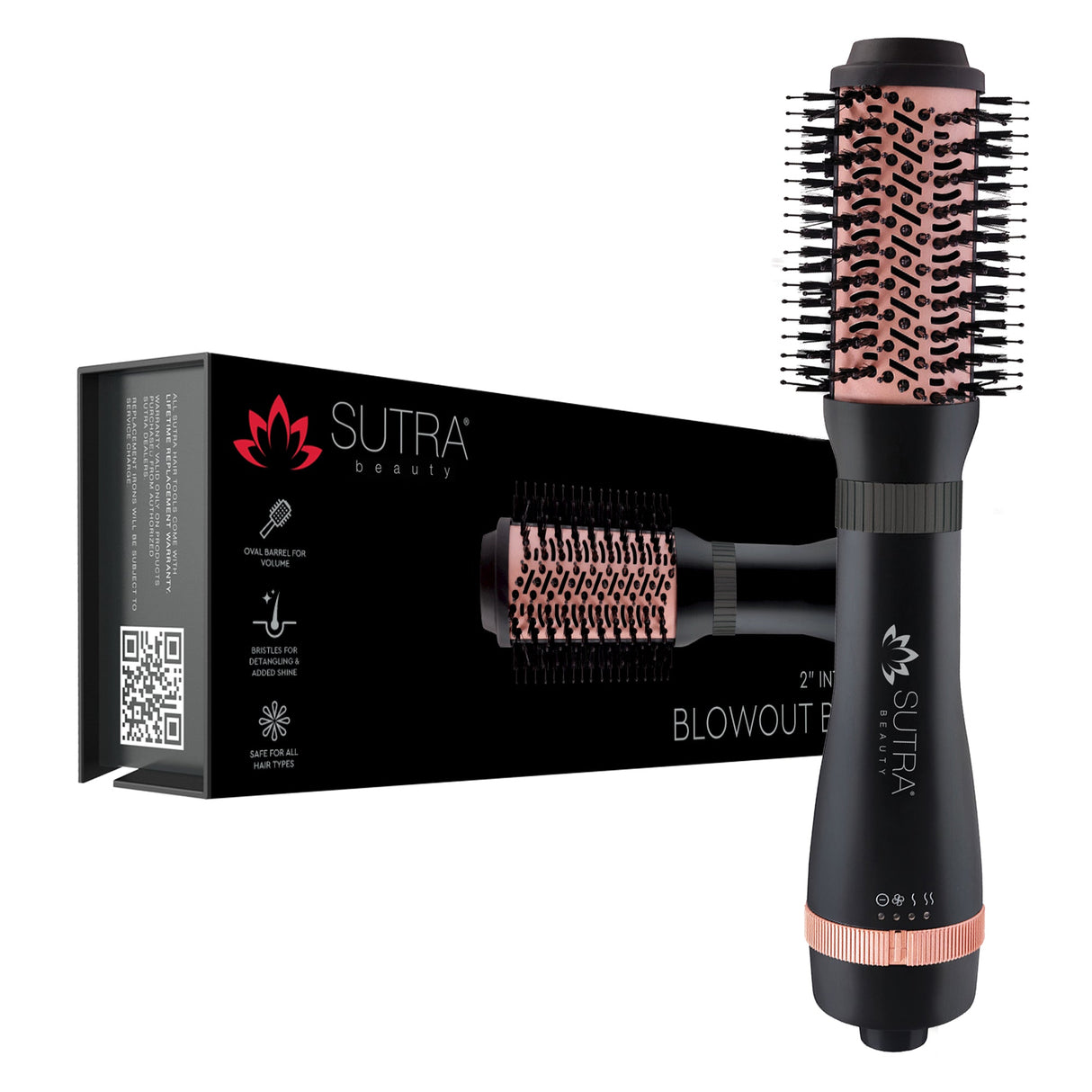 Interchangeable Blowout Brush Rose Gold-Sutra