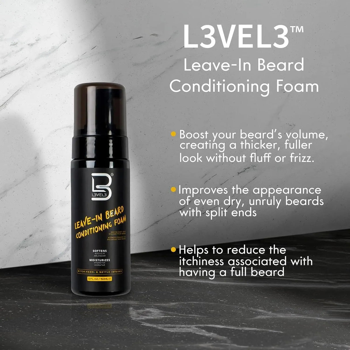 Leave In Beard Conditioning Foam-L3VEL3