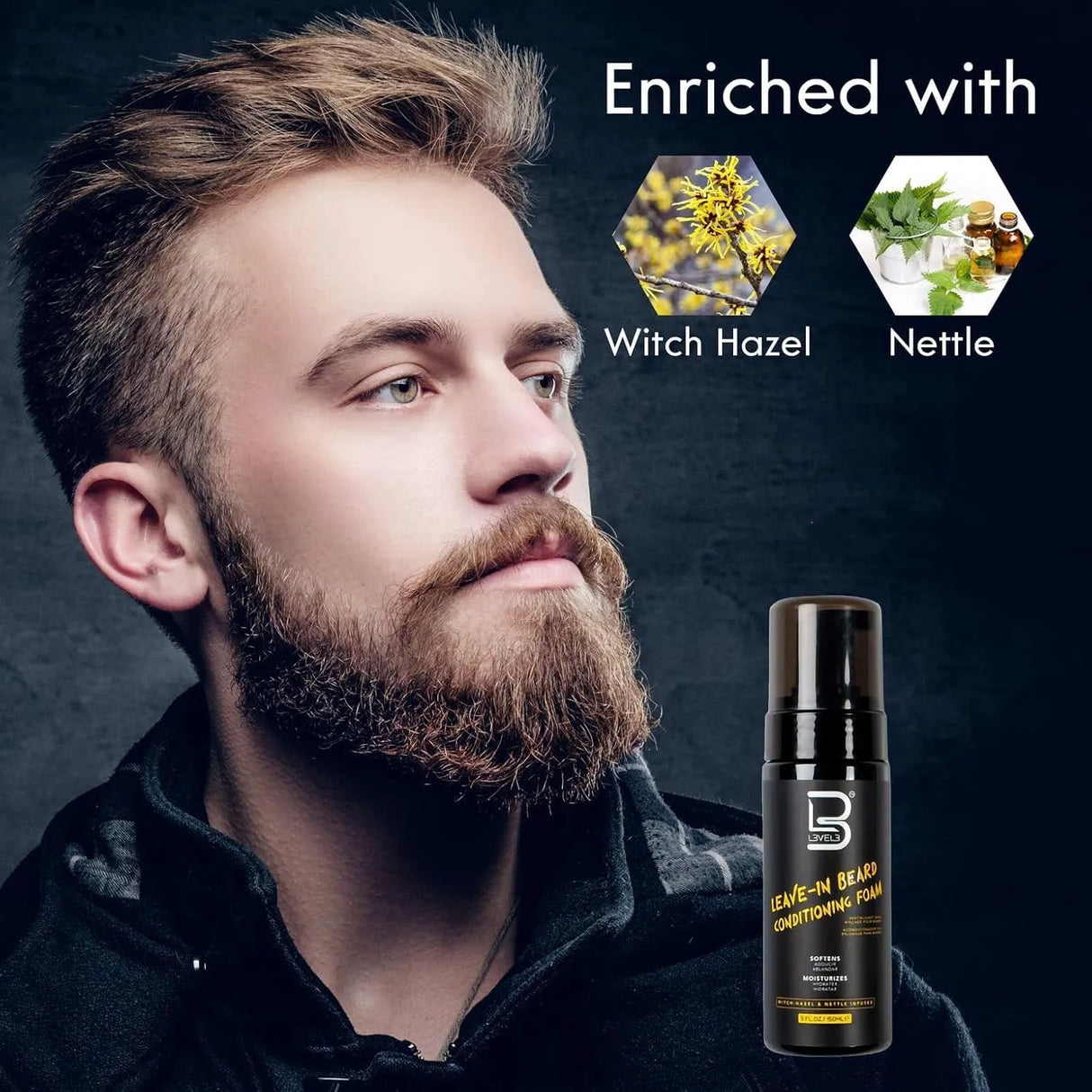 Leave In Beard Conditioning Foam-L3VEL3