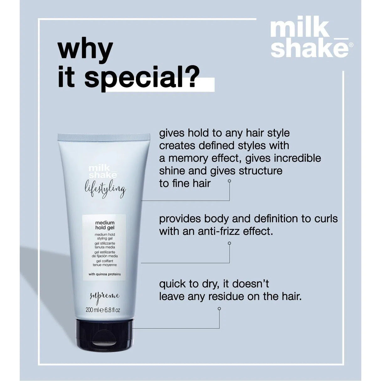 Lifestyling Medium Hold Gel-milk_shake