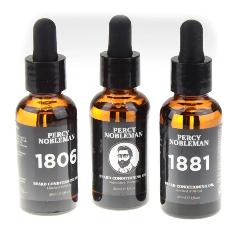 Limited Edition Beard Oil Set-Percy Nobleman