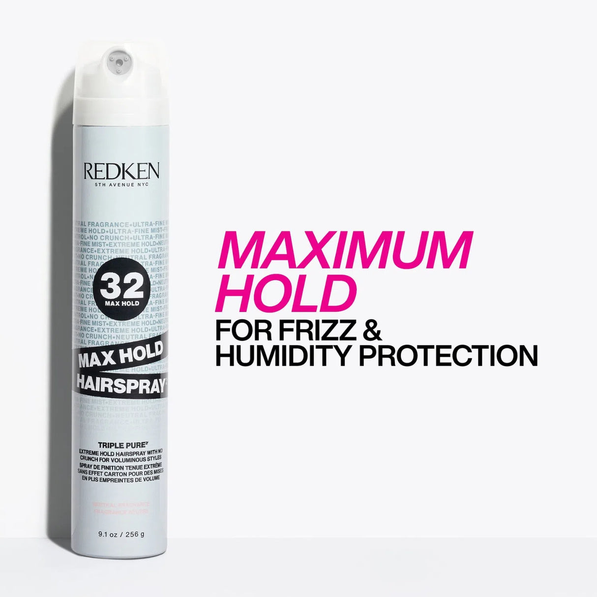 Max Hold Hairspray - Netural Fragrance-Redken