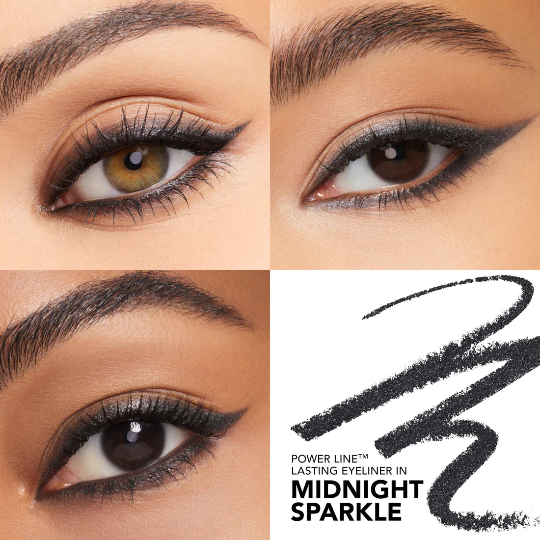 Midnight Sparkle Powerline Lasting Eyeliner - Limited Edition-Buxom