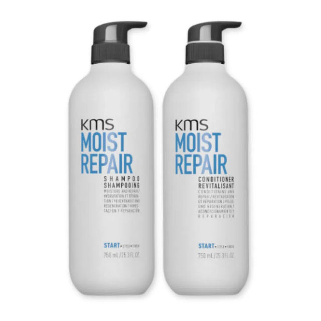 Moistrepair Shampoo + Conditioner 750ML Duo-KMS