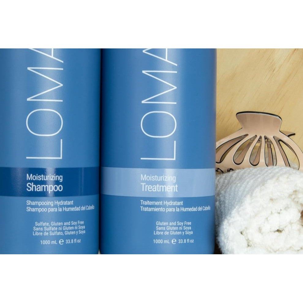 Moisturizing Shampoo + Treatment Duo-LOMA