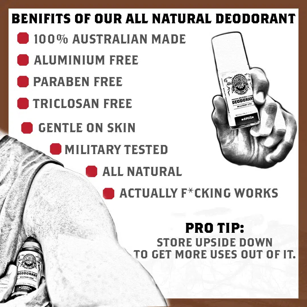 Natural Deodorant - Aluminum-Free-The Bearded Chap