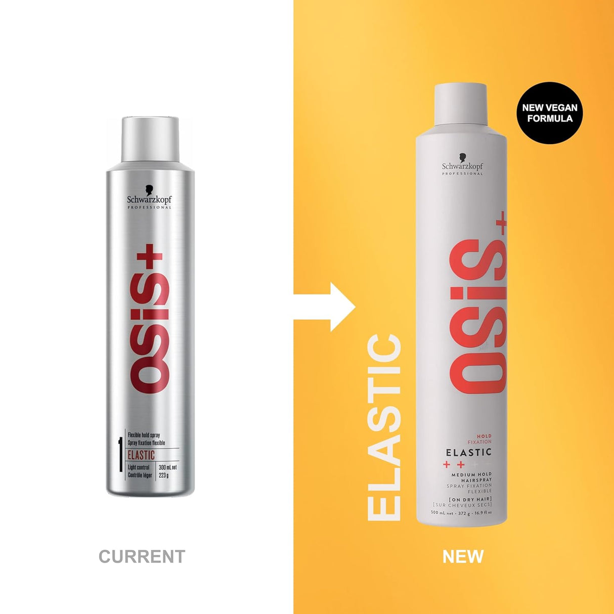 OSiS+ Elastic Medium Hold Hairspray-Schwarzkopf