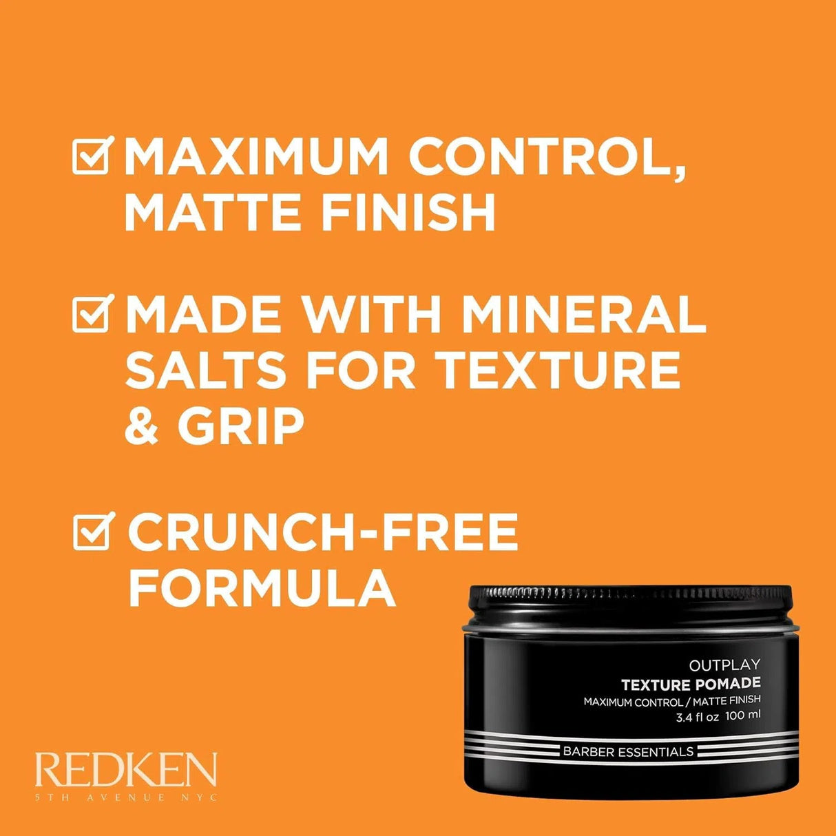 Outplay Texture Pomade-Redken Brews