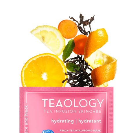 Peach Tea Hyaluronic Mask - Hydrating & Brightening-Teaology
