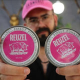 Pink Extreme Hold Matte Pomade - Limited Edition-Reuzel