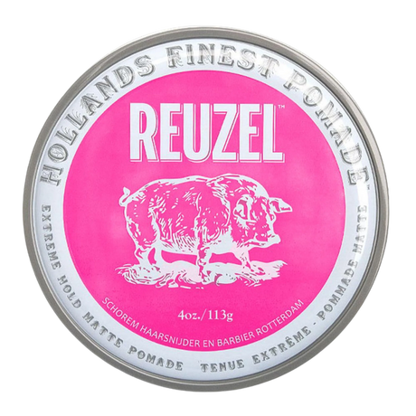 Pink Extreme Hold Matte Pomade - Limited Edition-Reuzel