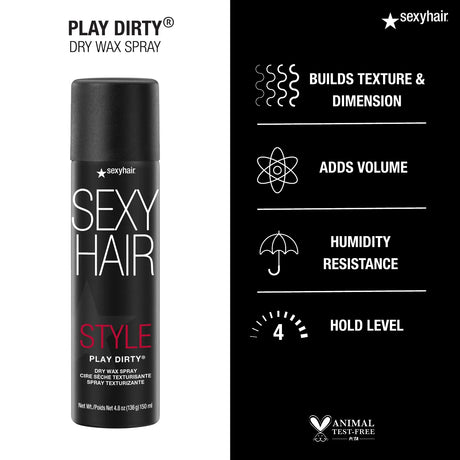 Play Dirty Dry Wax Spray-Sexy Hair