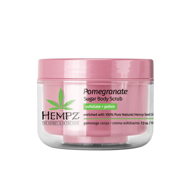 Pomegranate Herbal Sugar Body Scrub-Hempz