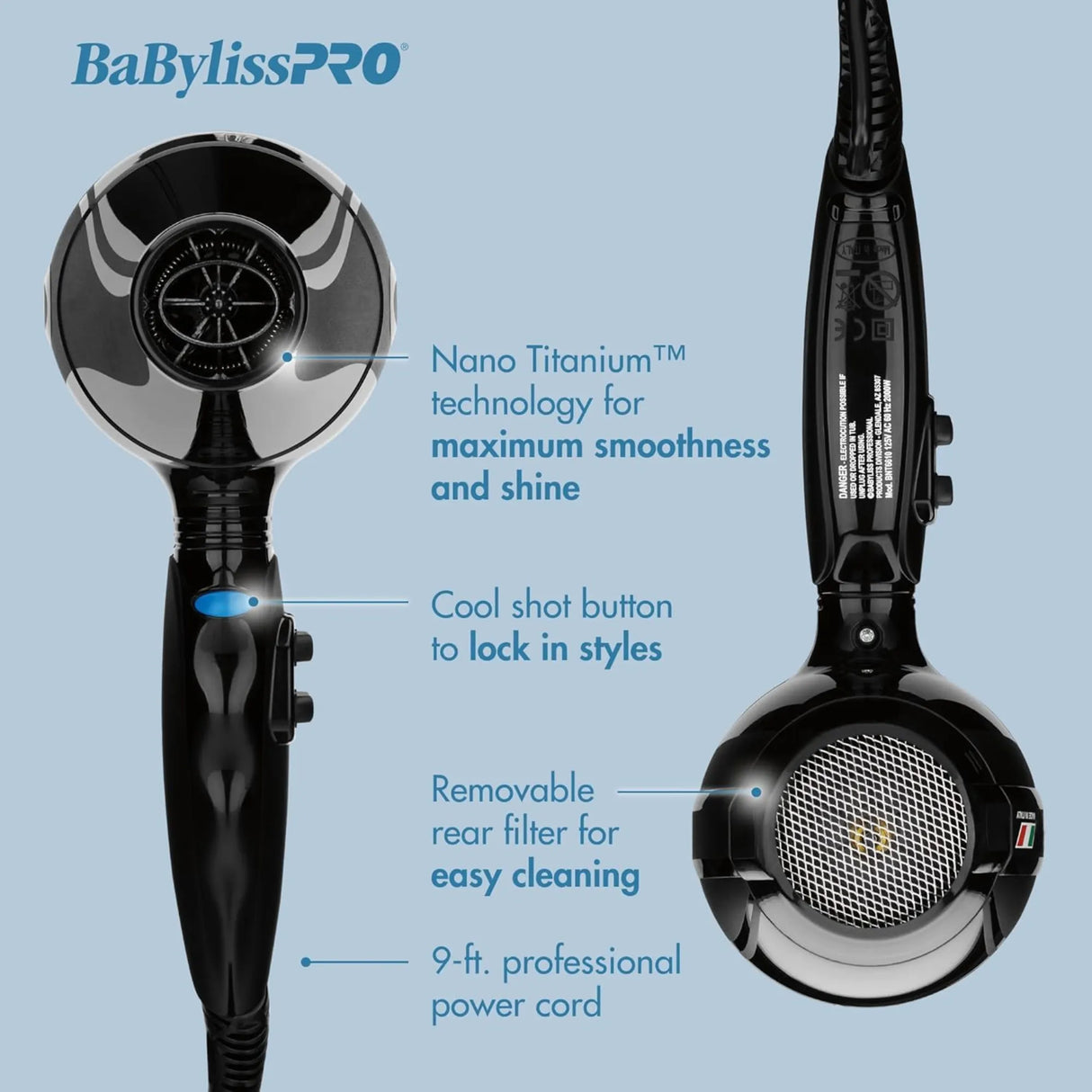 Portofino Hair Dryer-BabylissPro