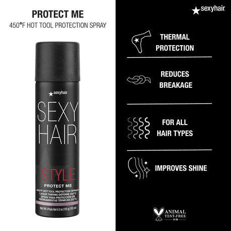 Protect Me 450°F Hot Tool Protection Spray-Sexy Hair