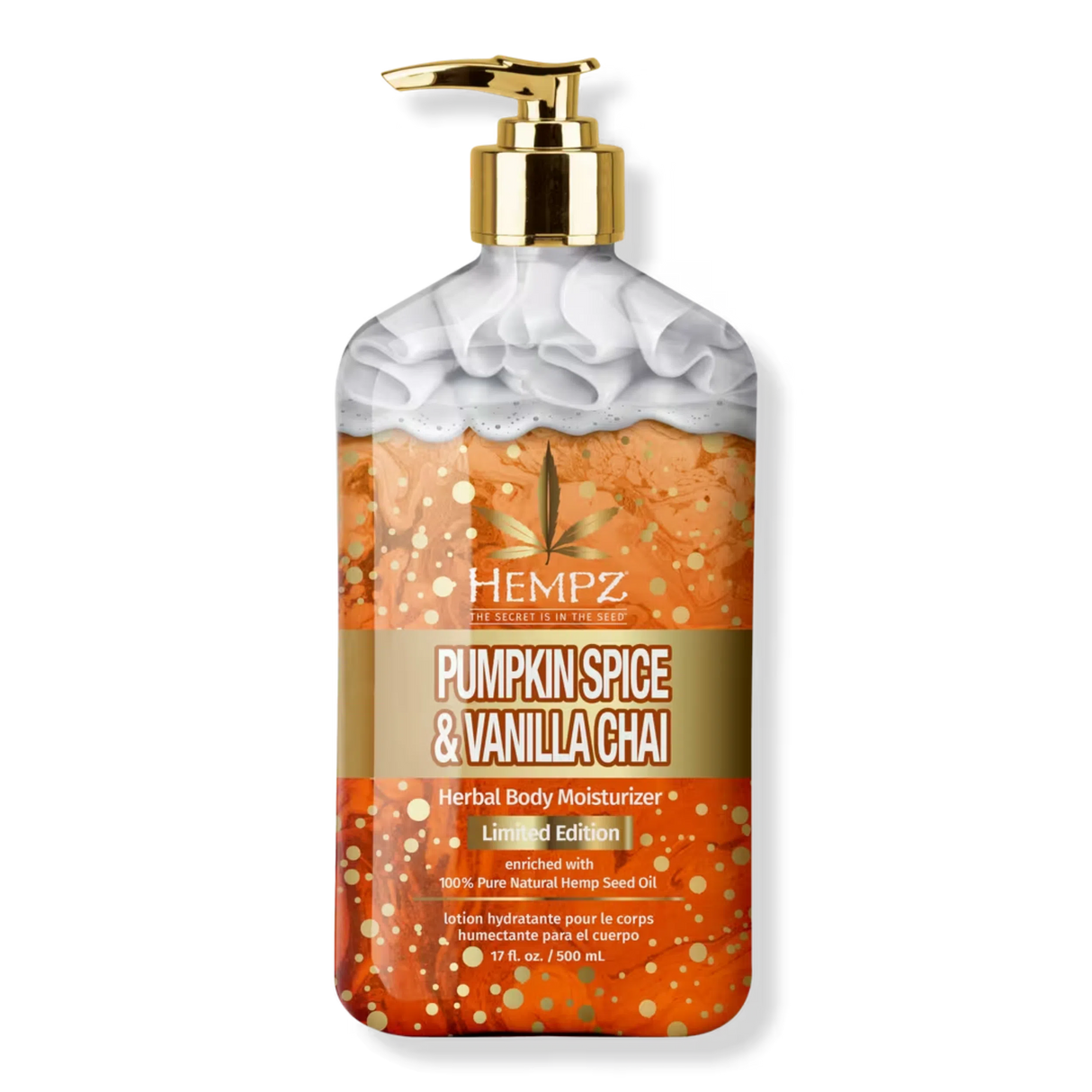 Pumpkin Spice & Vanilla Chai Herbal Body Moisturizer - Limited Edition-Hempz