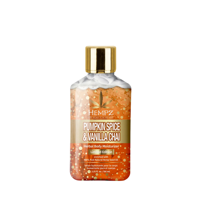 Pumpkin Spice & Vanilla Chai Herbal Body Moisturizer - Limited Edition-Hempz