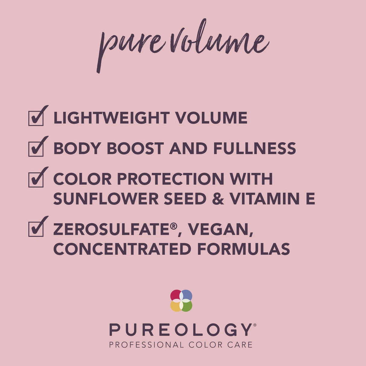 Pure Volume Shampoo-Pureology