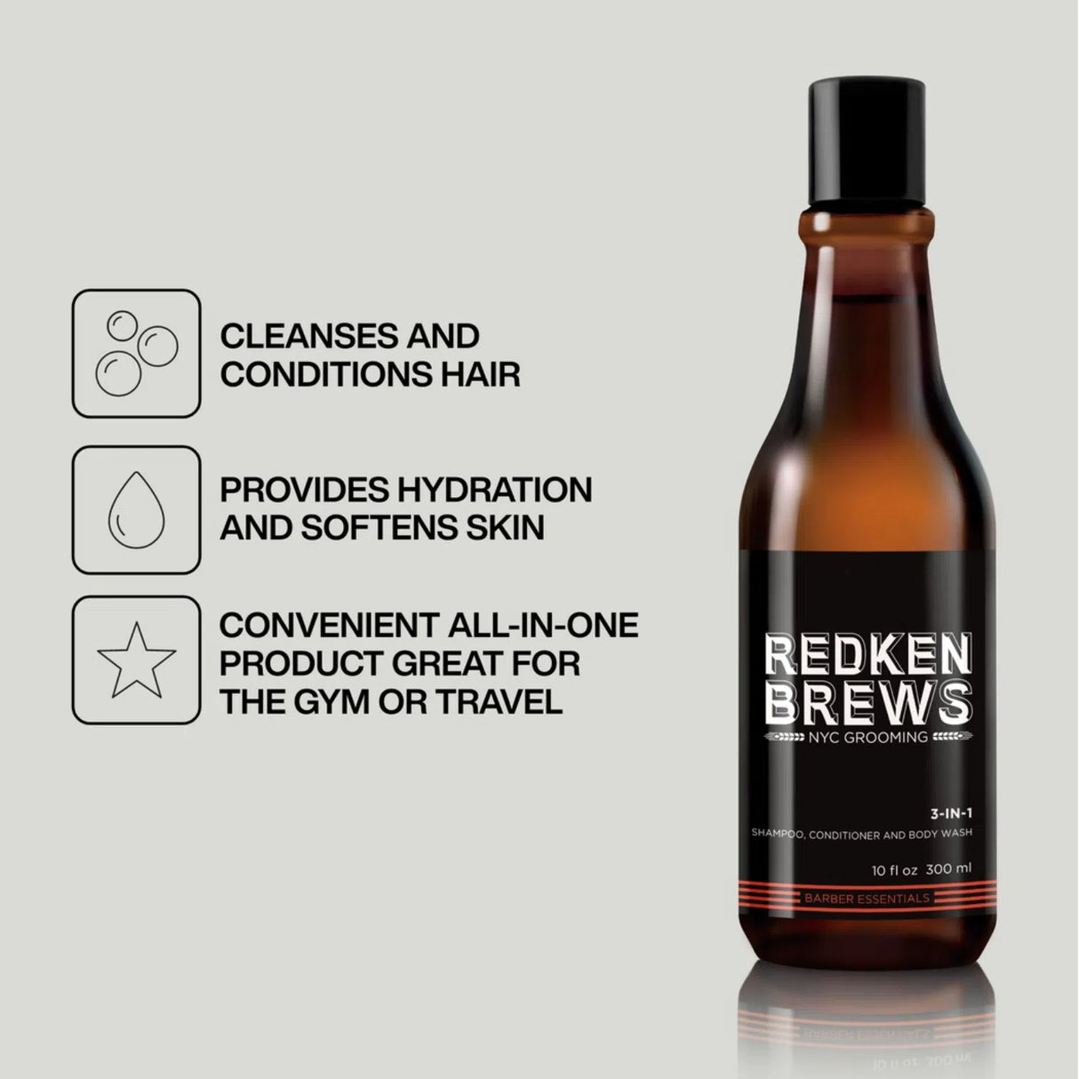 Redken Brews 3 In 1 Shampoo-Redken