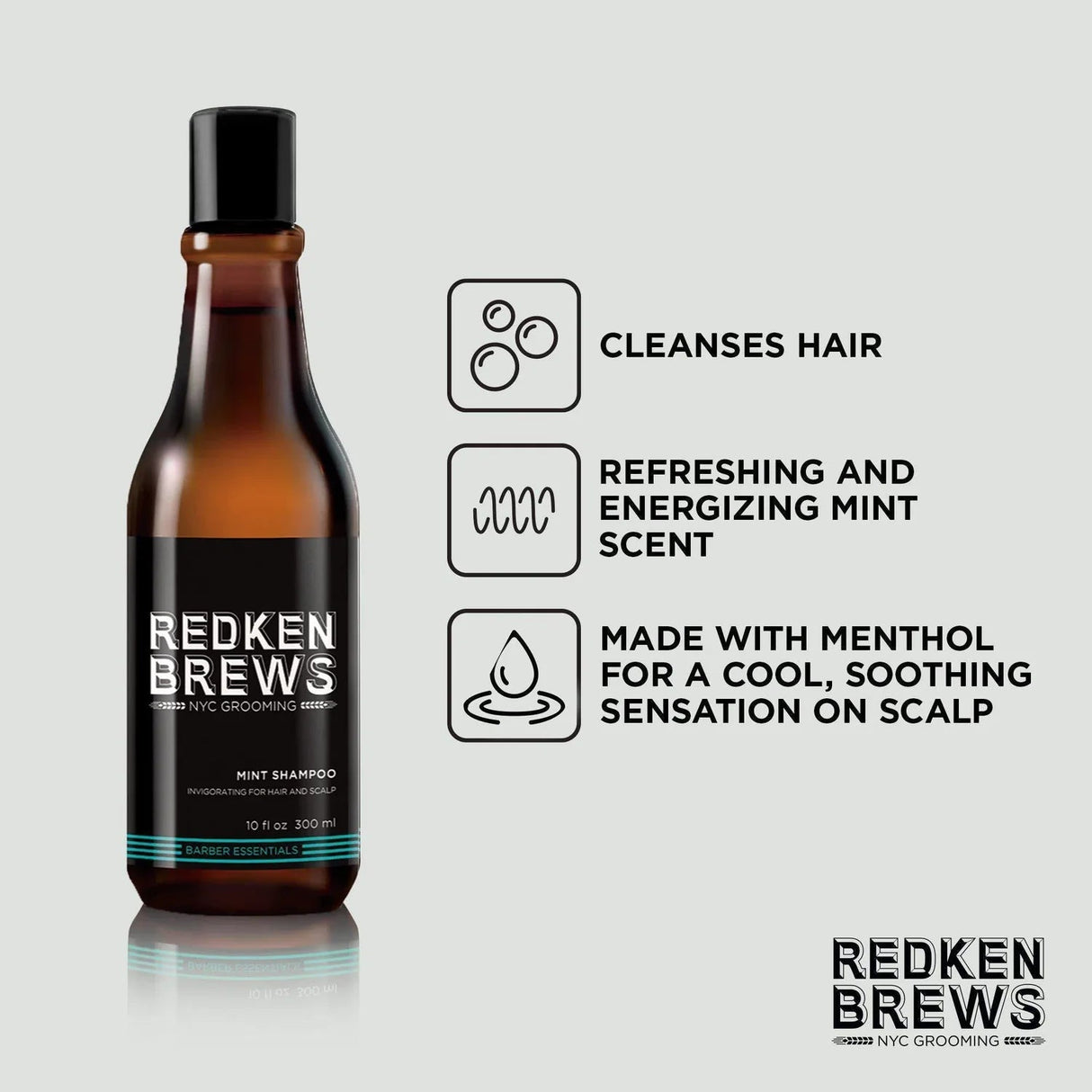 Redken Brews Mint Shampoo-Redken