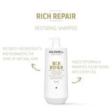 Rich Repair Shampoo + Conditioner 1L Duo-Goldwell