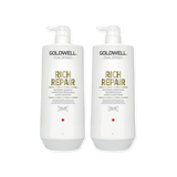 Rich Repair Shampoo + Conditioner 1L Duo-Goldwell