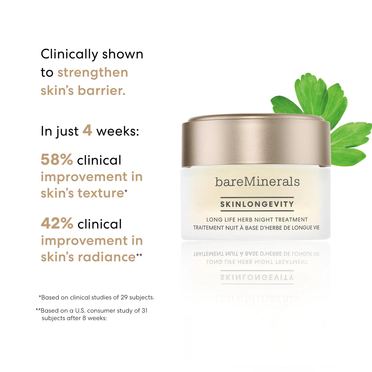 SKINLONGEVITY Long Life Herb Night Treatment-bareMinerals