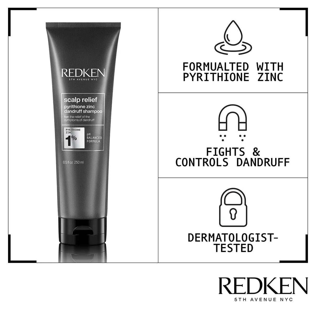 Scalp Relief Anti-Dandruff Shampoo-Redken