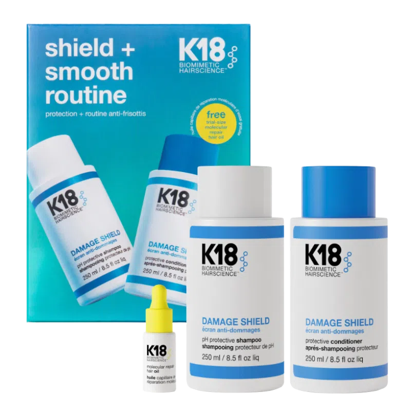 Shield + Smooth Routine-K18 Biomimetic Hair Science