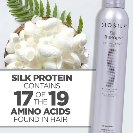 Silk Therapy Finishing Spray Firm Hold-Biosilk