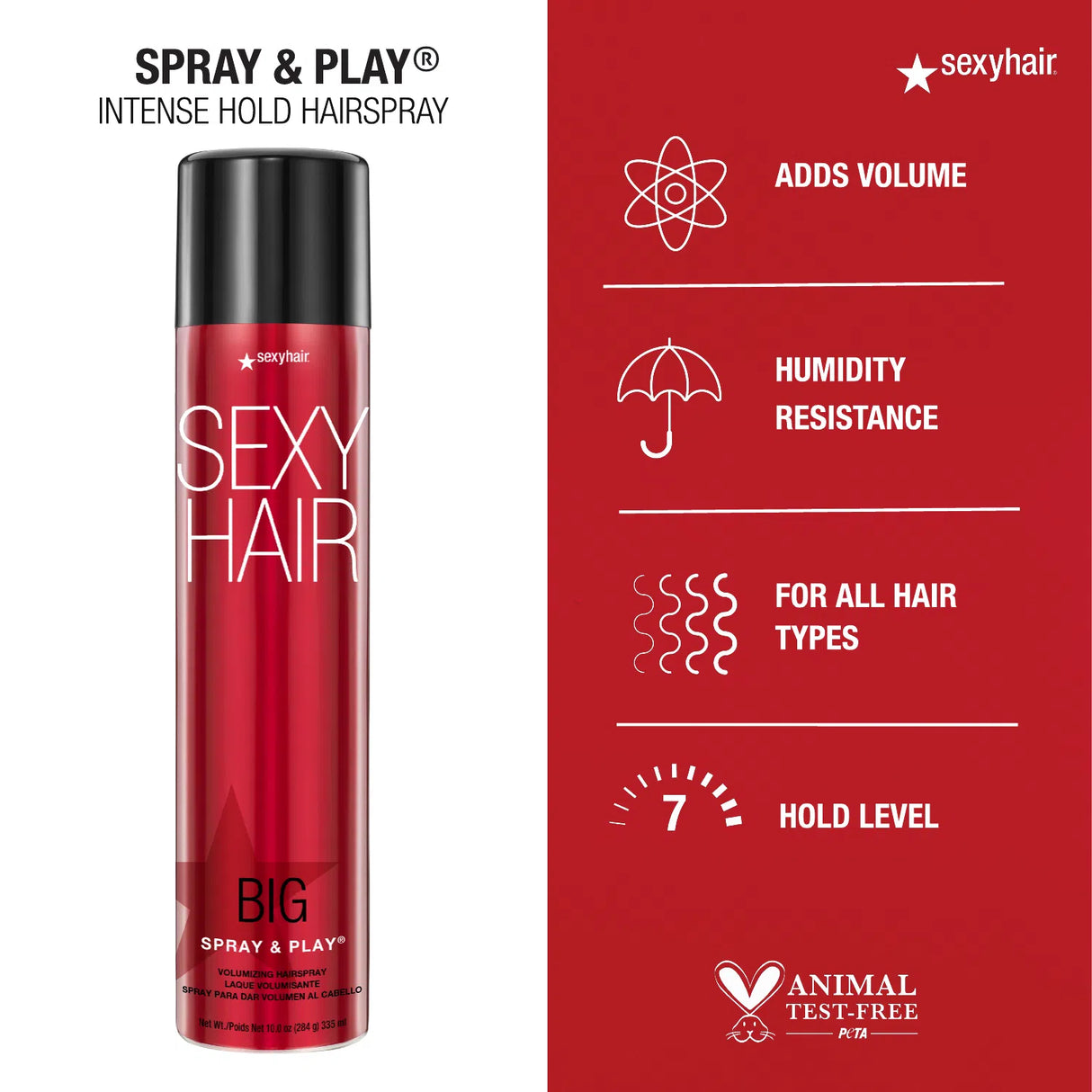 Spray & Play Volumizing Hairspray-Sexy Hair