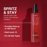 Spritz & Stay Intense Hold, Fast Drying, Non-Aerosol Hairspray-Sexy Hair