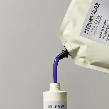 Sterling Silver Toning Shampoo + Conditioner 1L Duo-AG Care