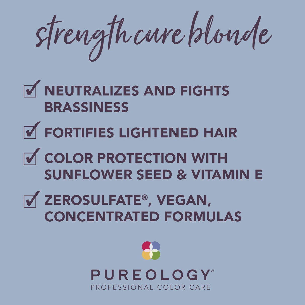 Strength Cure Best Blonde Purple Shampoo-Pureology