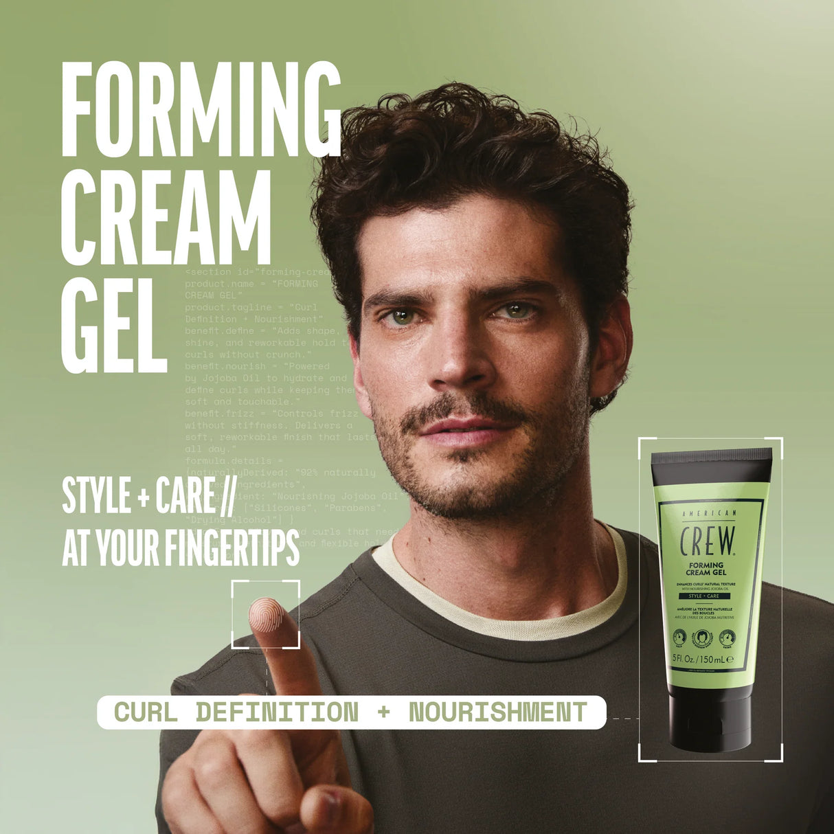 Style + Care Forming Cream Gel-American Crew