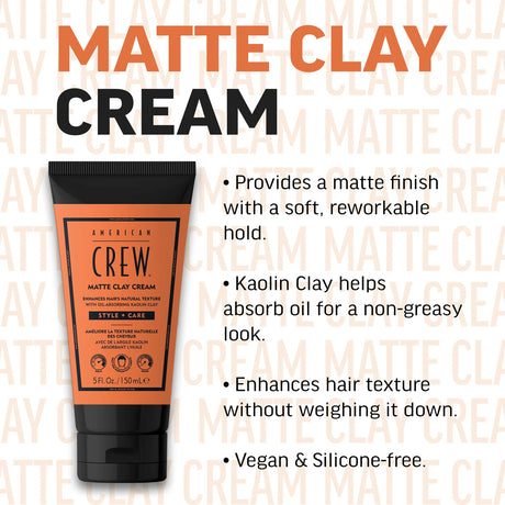 Style + Care Matte Clay Cream-American Crew