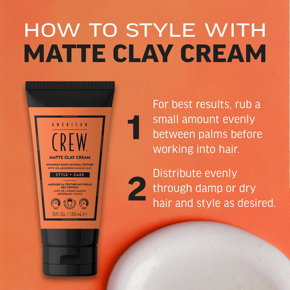 Style + Care Matte Clay Cream-American Crew