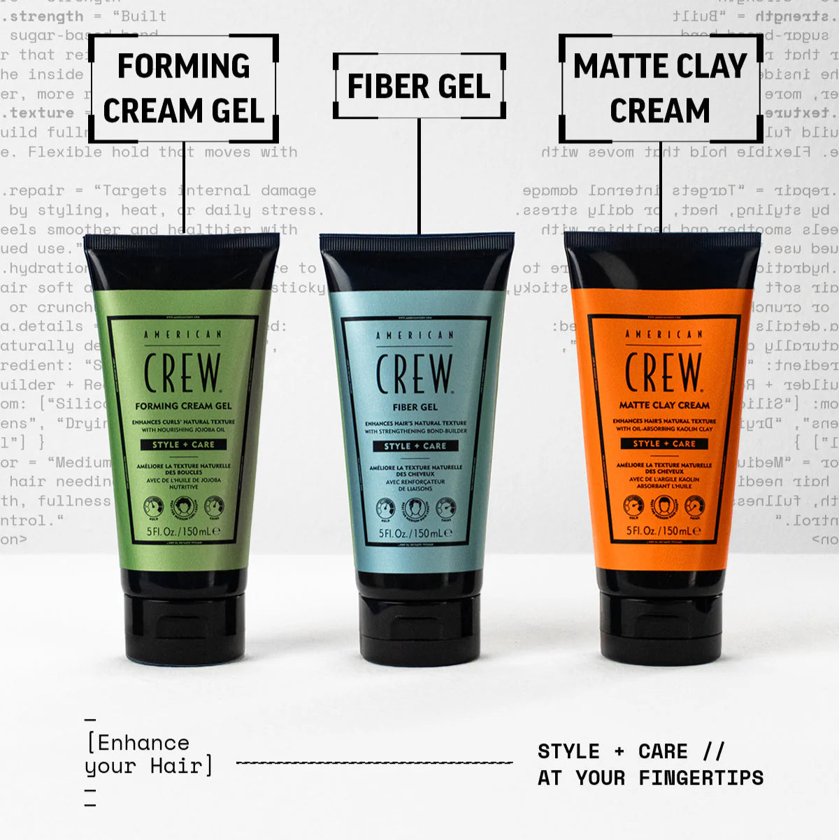 Style + Care Matte Clay Cream-American Crew