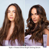 Style + Protect Shine Bright Taming Serum-Pureology