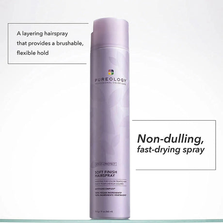Style + Protect Soft Finish Hairspray-Pureology