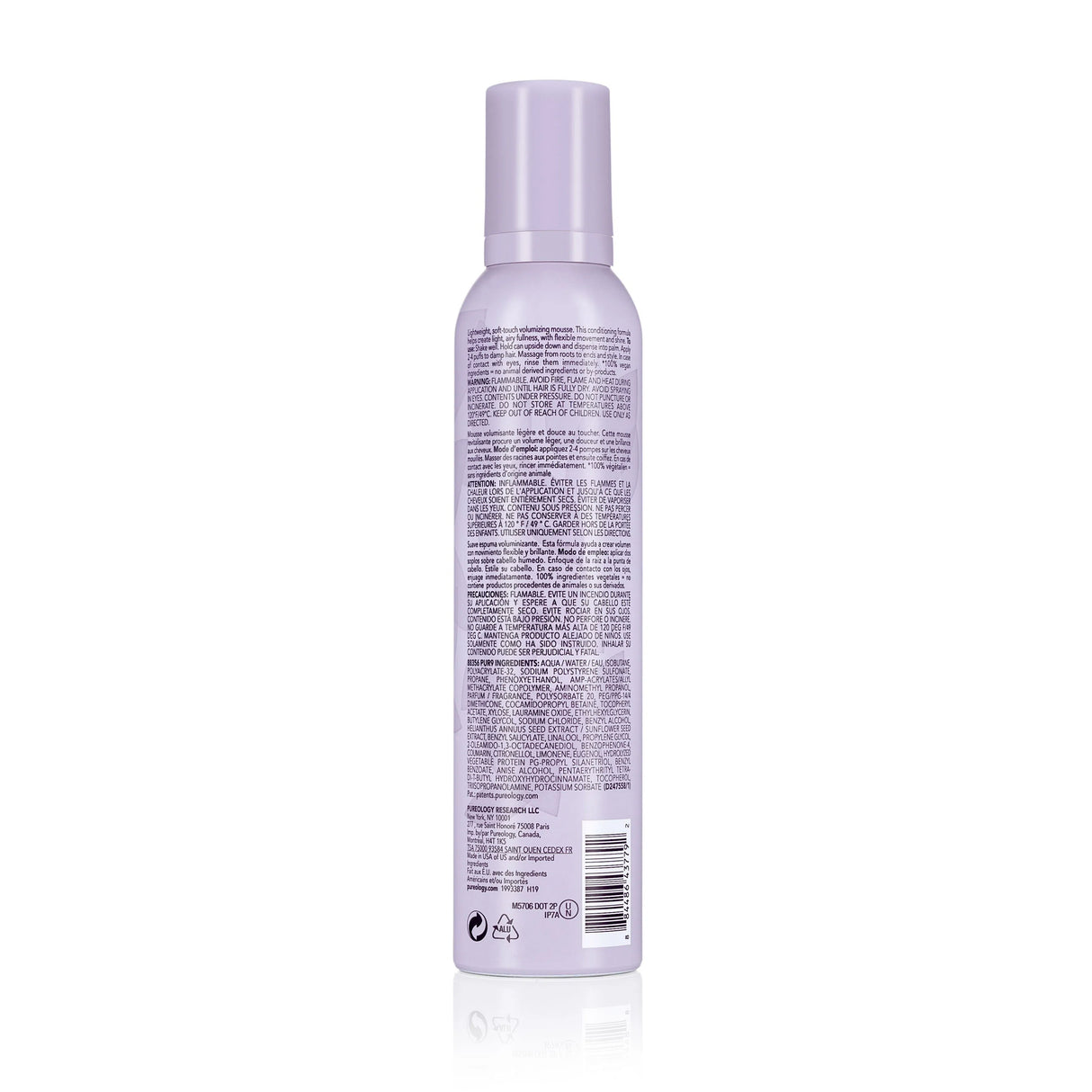 Style + Protect Weightless Volume Mousse-Pureology