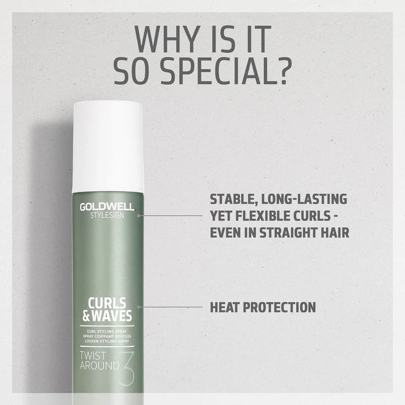 StyleSign Curls & Waves Twist Around Curl Styling Spray-Goldwell