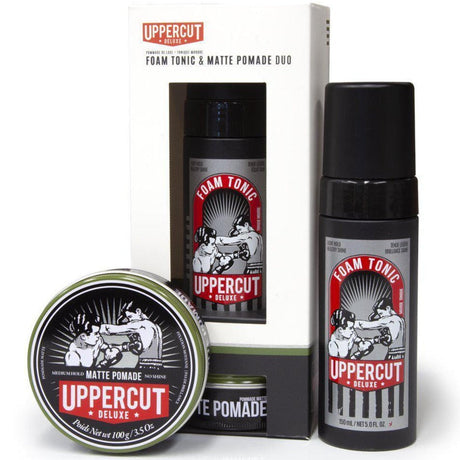 Styling Matte Pomade & 3-in-1 Wash Duo-Uppercut Deluxe