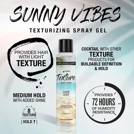 Sunny Vibes Texturizing Spray Gel-Sexy Hair