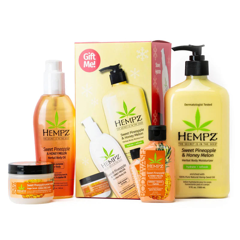 Sweet Pineapple & Honey Melon Gift Set-Hempz