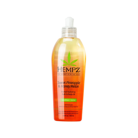 Sweet Pineapple & Honey Melon Herbal Hydrating Bath & Body Oil-Hempz