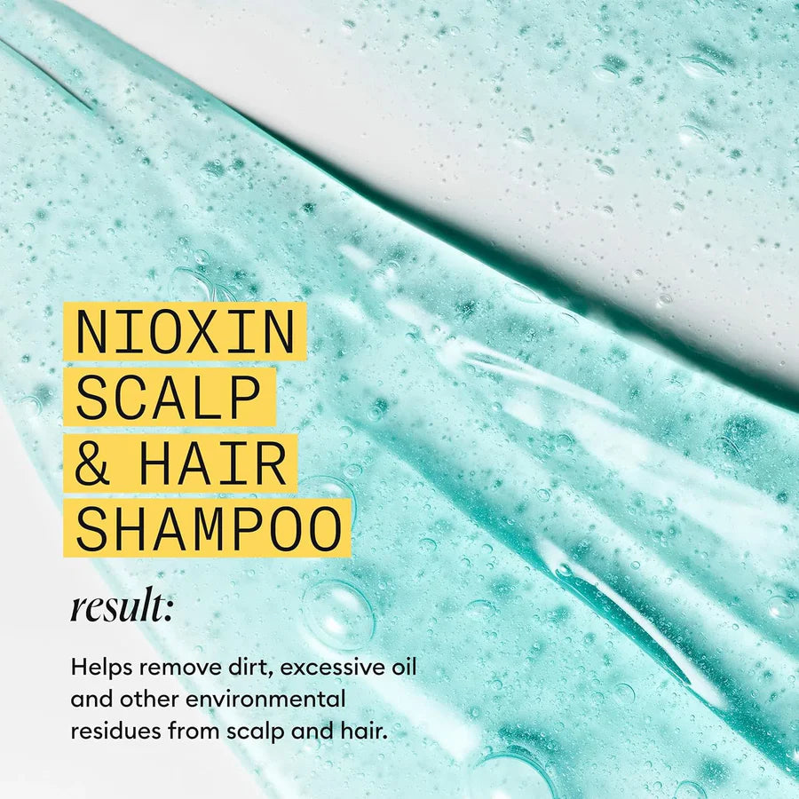 System 1 Scalp + Hair Shampoo + Conditioner 1L Duo-Nioxin