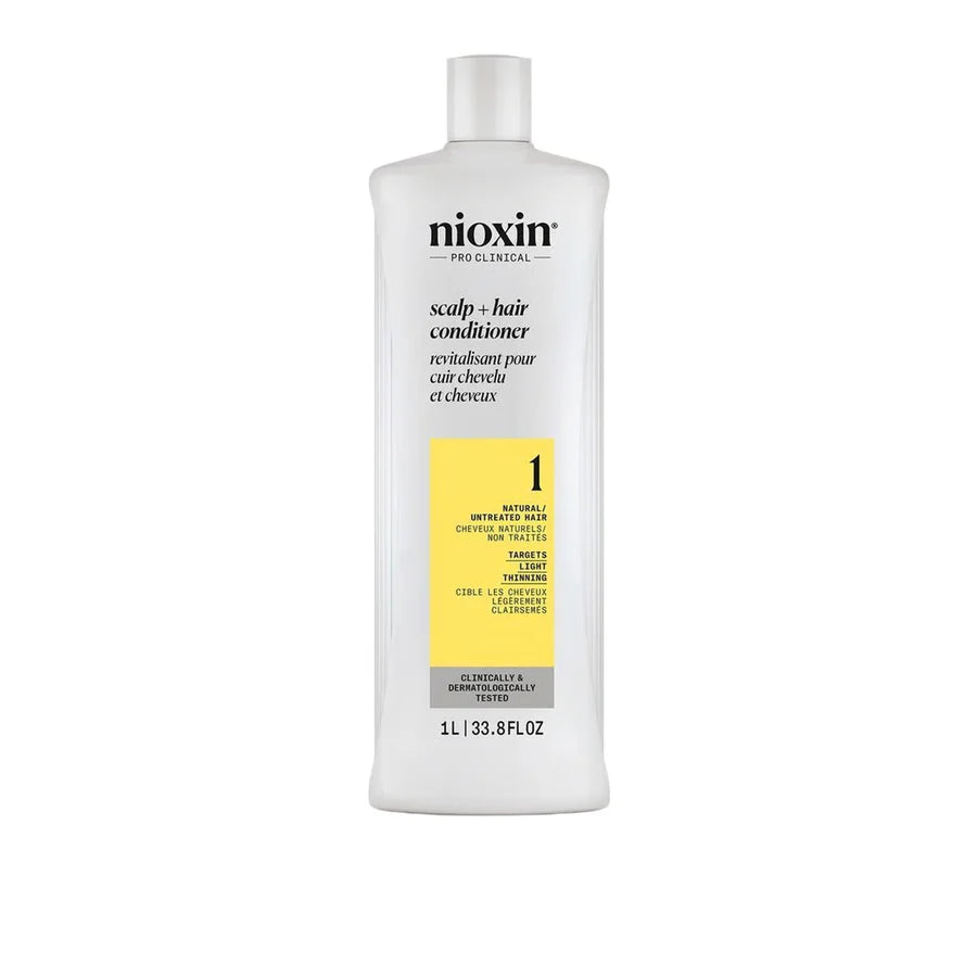 System 1 Scalp + Hair Shampoo + Conditioner 1L Duo-Nioxin