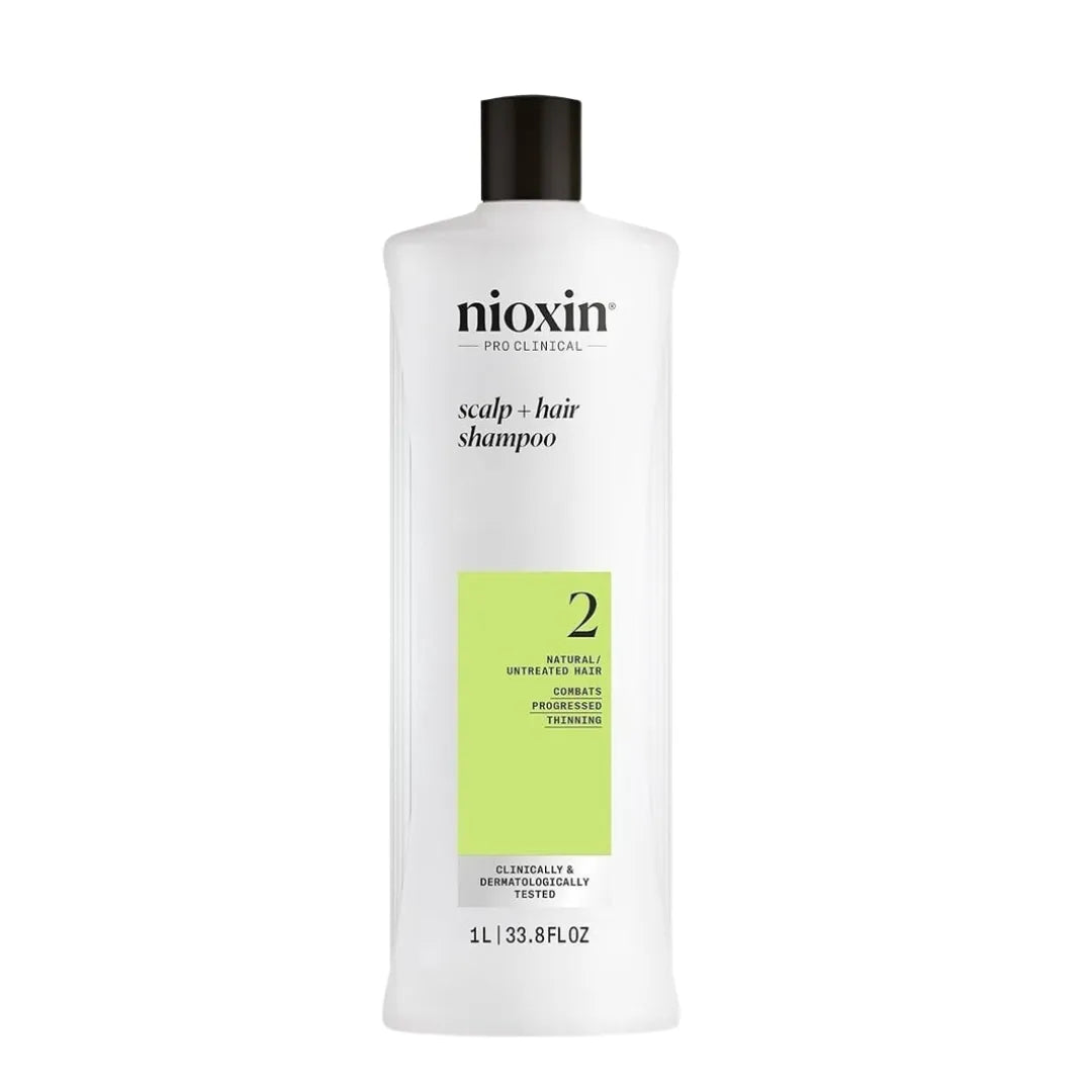 System 2 Scalp + Hair Shampoo + Conditioner 1L Duo-Nioxin