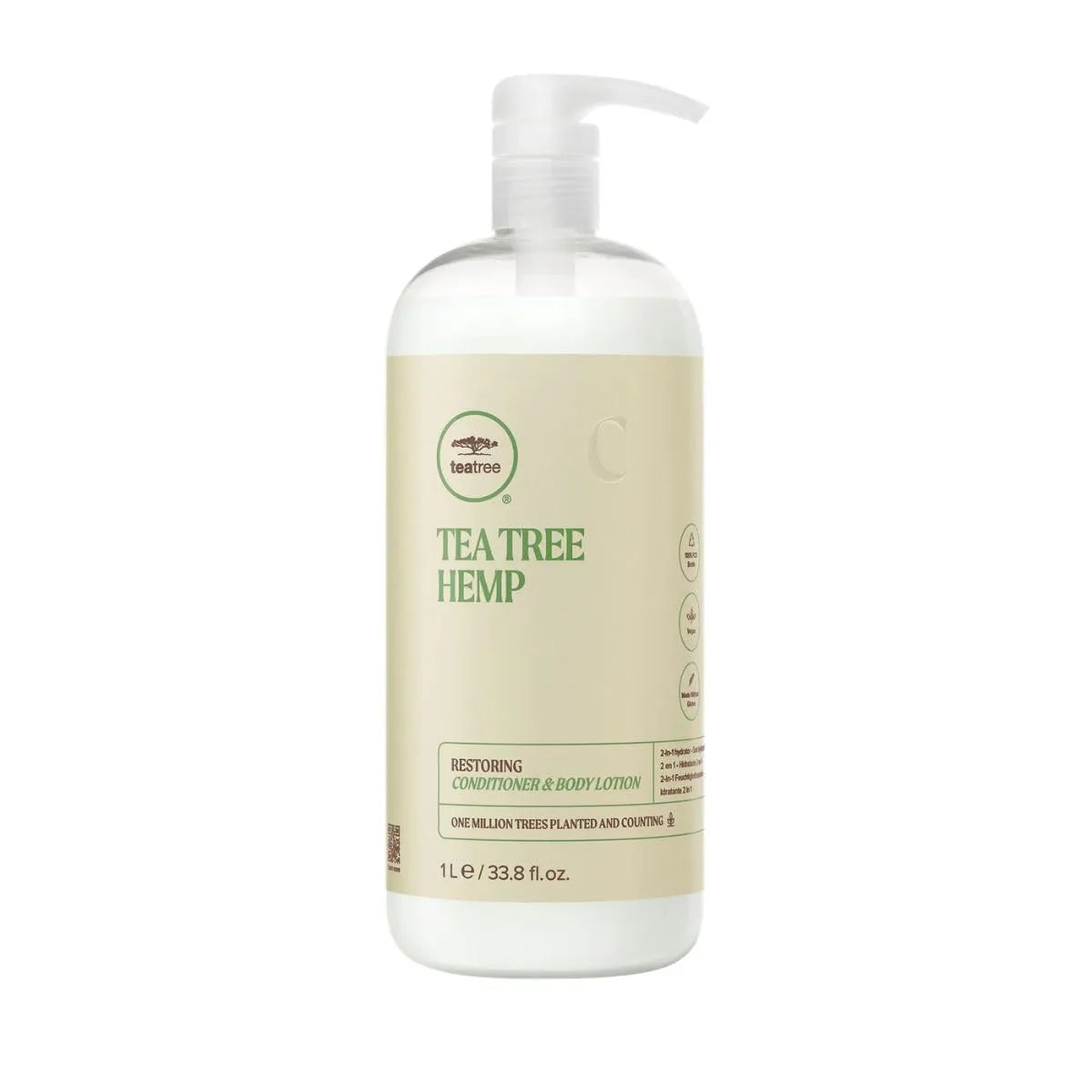 Tea Tree Hemp Restoring Conditioner & Body Lotion-Paul Mitchell